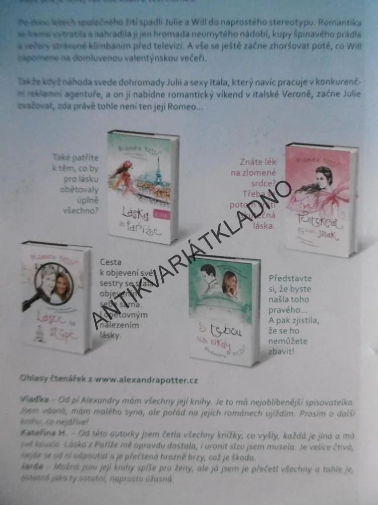 HLEDÁ SE ROMEO, ALEXANDRA POTTER, **an