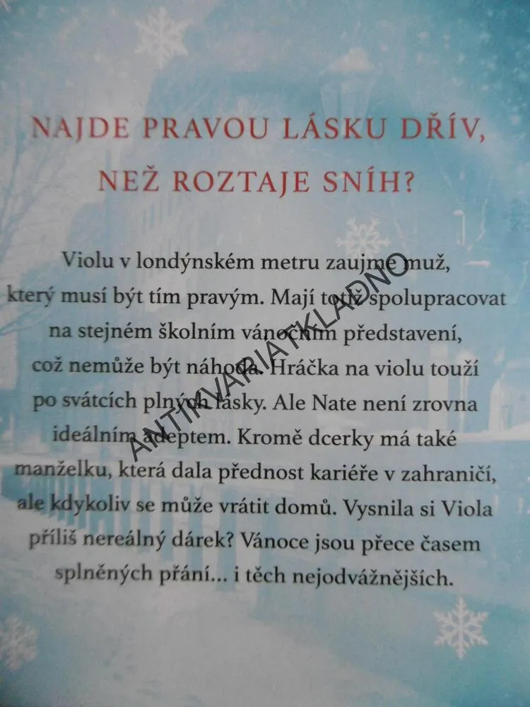 NOTTING HILL POD SNĚHEM, JULES WAKE, **an