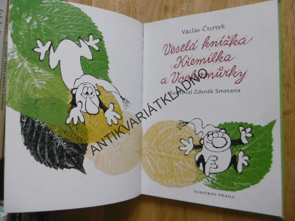 VESELÁ KNÍŽKA KŘEMÍLKA A VOCHOMŮRKY, KŘEMÍLEK,VOCHOMŮRKA,ČTVRTEK,SMETANA, VEČERNÍČEK, **an