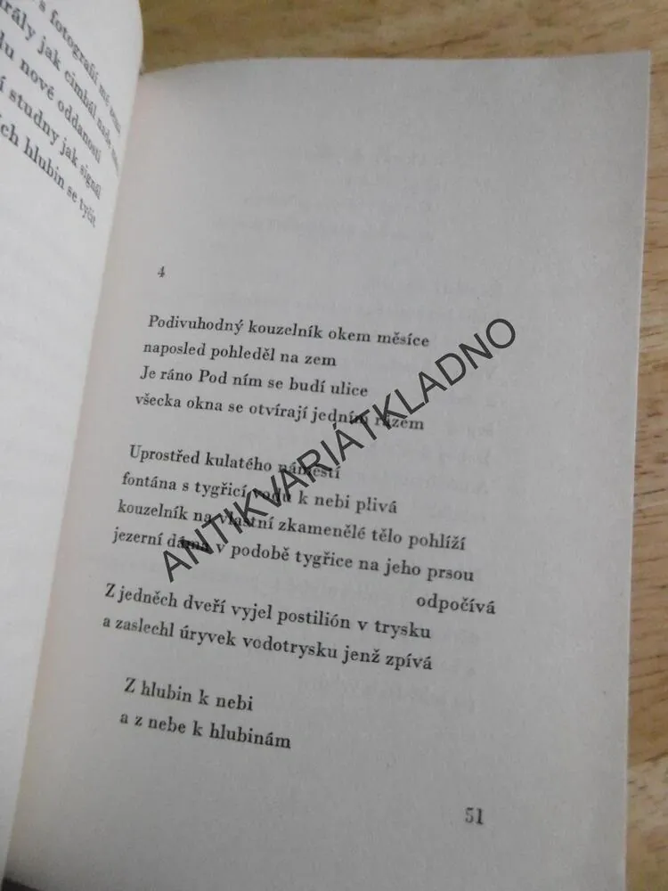 BÁSNĚ NOCI, VÍTĚZSLAV NEZVAL