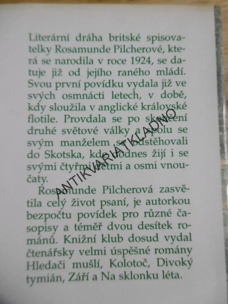 PUSTÝ DŮM, ROSAMUNDE PILCHEROVÁ, **an