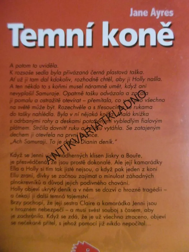 TEMNÍ KONĚ, JANE AYRES, *an