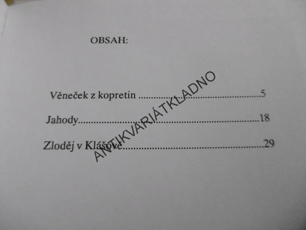 VĚNEČEK Z KOPRETIN, LADISLAV PAVLICA, **an