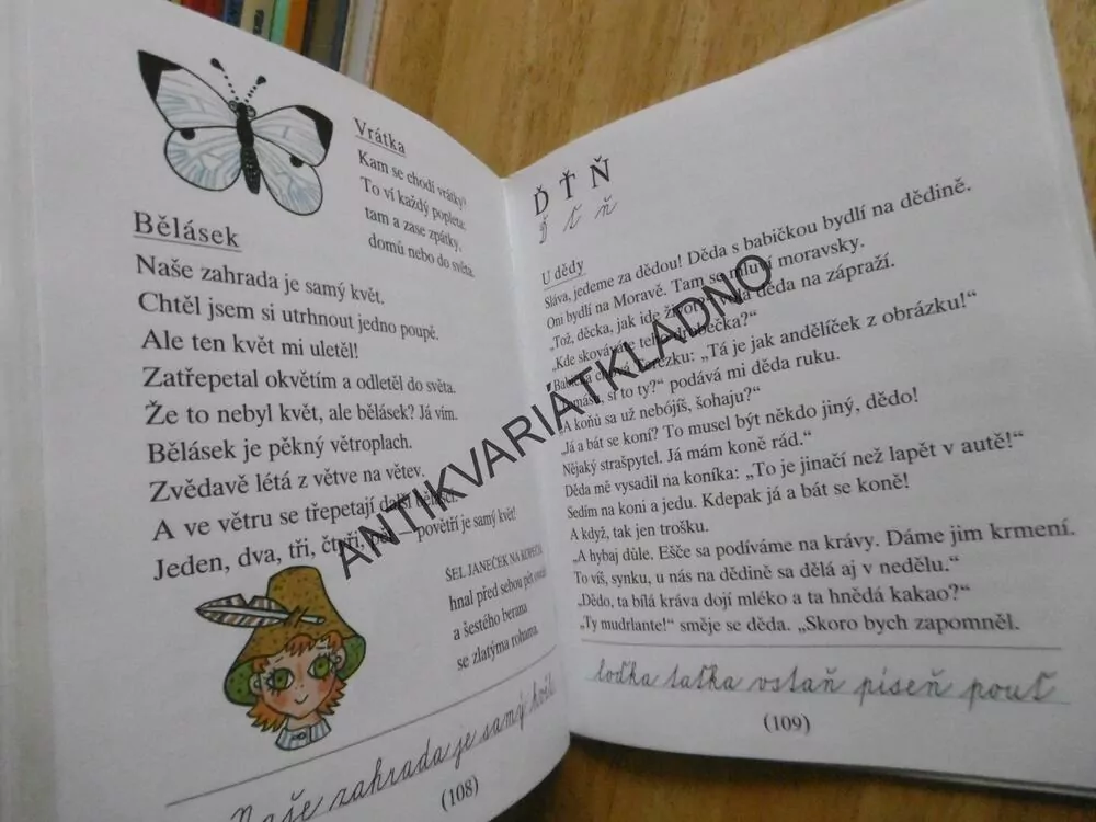 SLABIKÁŘ, HELENA ZMATLÍKOVÁ, ŽÁČEK, **an
