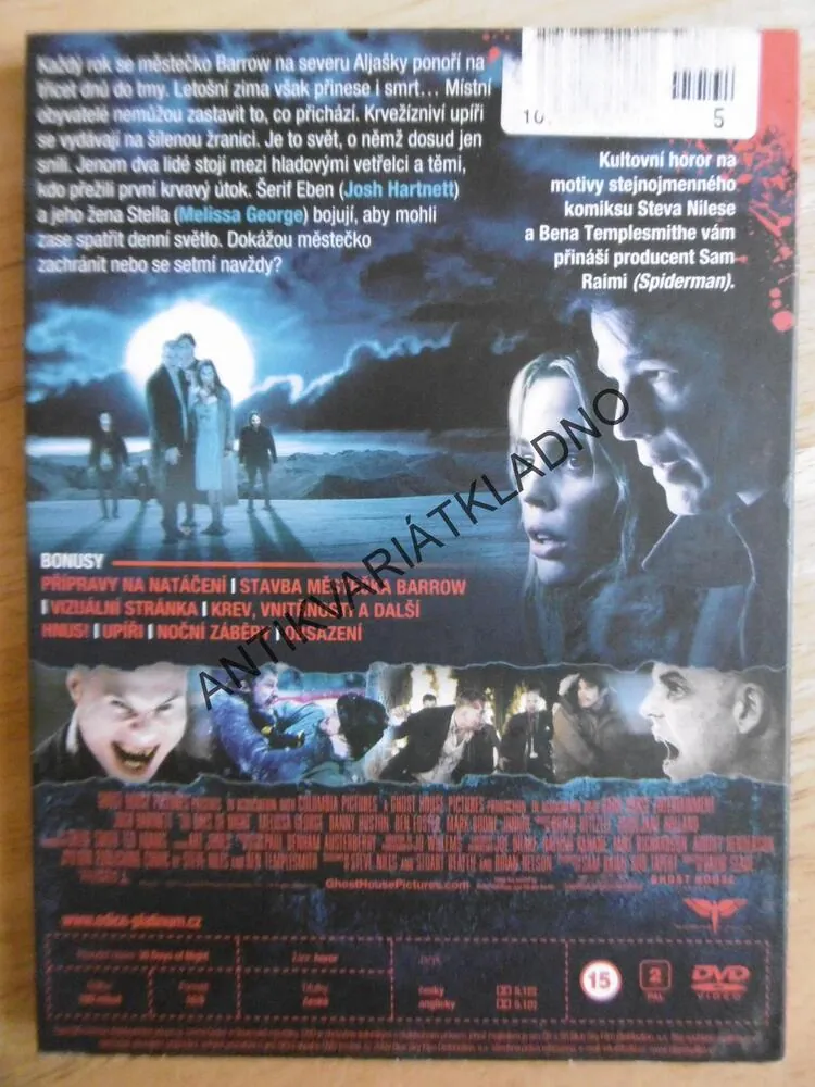 30 DNÍ DLOUHÁ NOC, DVD FILM