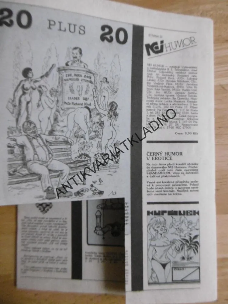 NEI HUMOR, 1/1993 ,EROTICKÁ KNIHOVNIČKA EROTIKA, SEX , PORNO