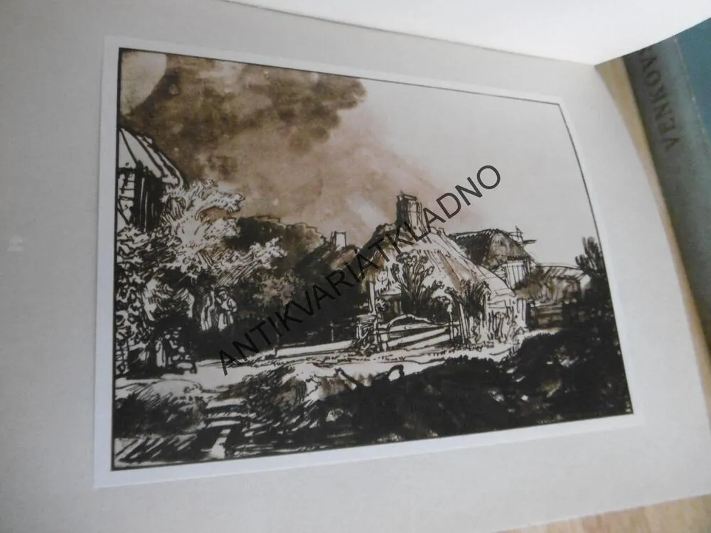 REMBRANDT, KRESBY A GRAFIKA,1955, **an