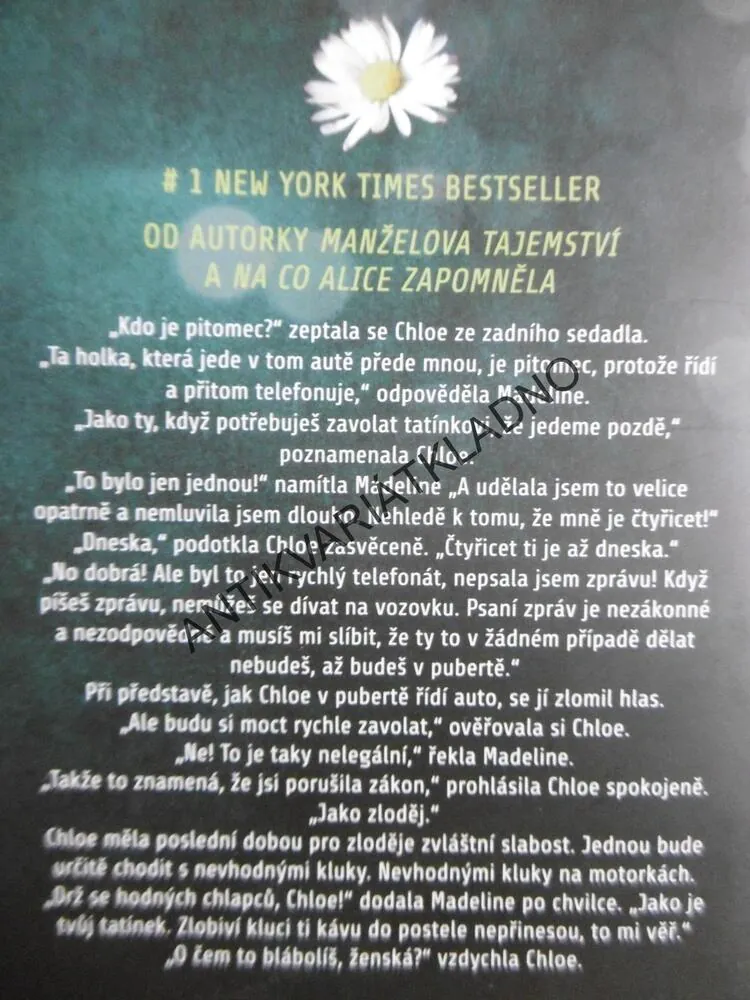 SEDMILHÁŘKY, LIANE MORIARTY, **an