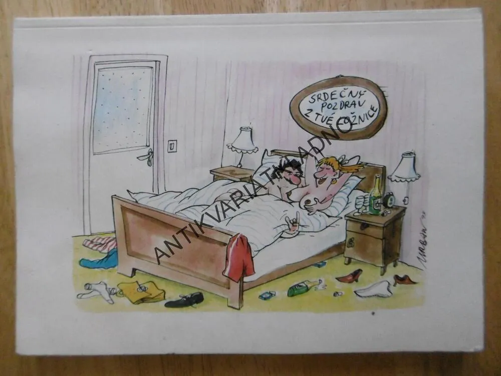 S PIVRNCEM V POSTELI, PETR URBAN, VTIPY, HUMOR, PIVRNEC, **an