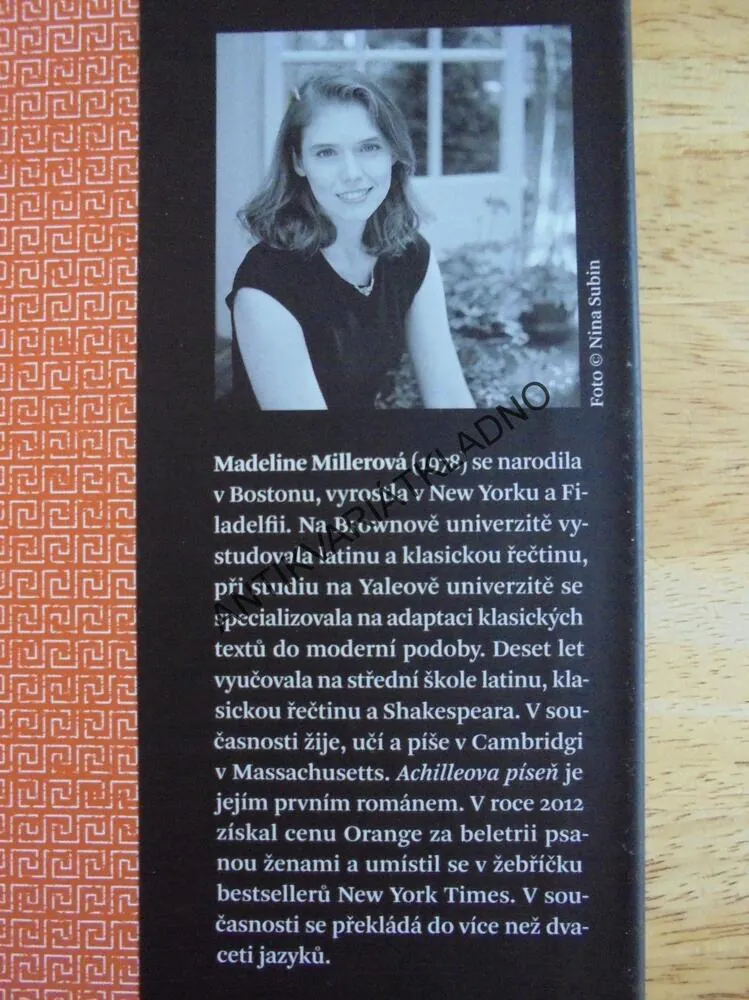 ACHILLEOVA PÍSEŇ, MADELINE MILLEROVÁ