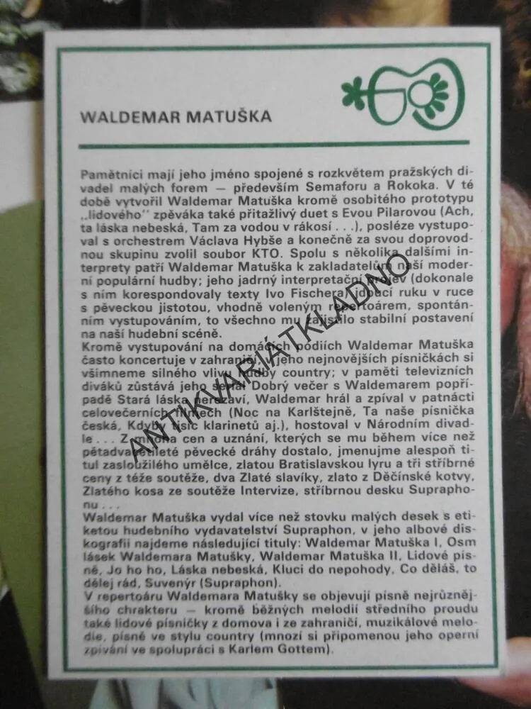 JAK JE ZNÁME IV.: OD MIKROFONU, Z TV, FILMU, DIVADLA, HORŇÁK, BARTOŠOVÁ, MATUŠKA, ZICH, GOMBITOVÁ AJ.