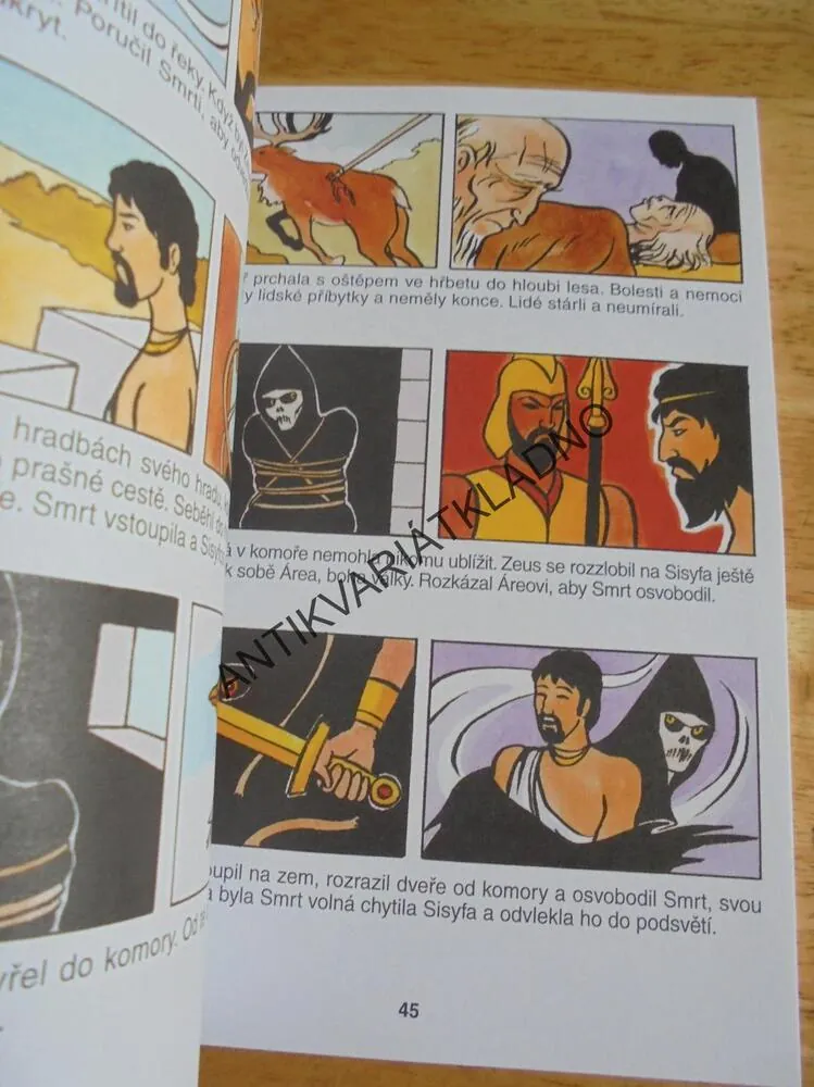 ŘECKÉ BÁJE A POVĚSTI, KOMIKS, BÁRTA,HEŘMAN