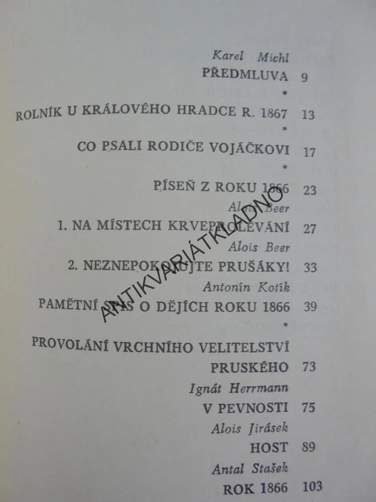 PŘÍBĚHY O VOJNĚ 1866, VÁLKA, ARMÁDA, BITVA