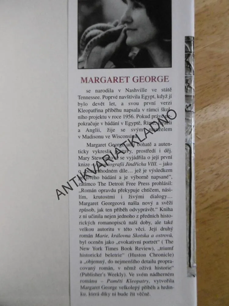 PAMĚTI KLEOPATRY 1-2, MARGARET GEORGE, **an