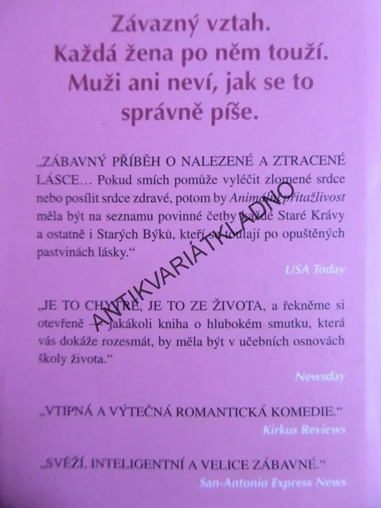 ANIMÁLNÍ PŘITAŽLIVOST, LAURA ZIGMANOVÁ, **an