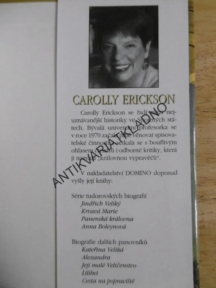 CAREVNINA DCERA, CAROLLY ERICKSON, **an