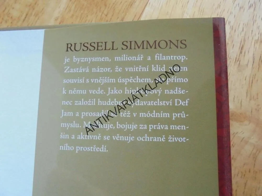 KLIDNÁ MYSL, CESTA K ÚSPĚCHU, MEDITACE, R.SIMMONS