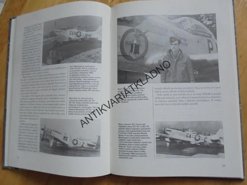 MUSTANGY STÍHACÍCH ES, 8.USAAF, SCUTTS,LETECTVÍ