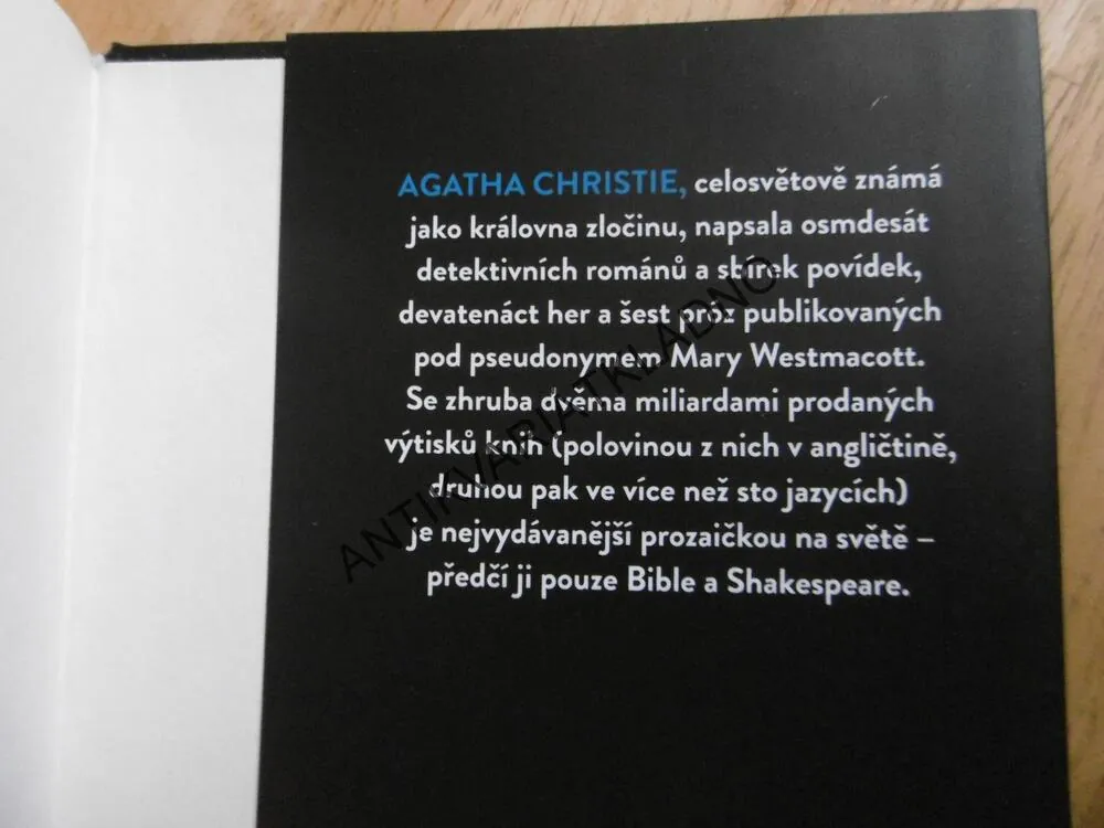 NĚMÝ SVĚDEK, AGATHA CHRISTIE, HERCULE POIROT, **an
