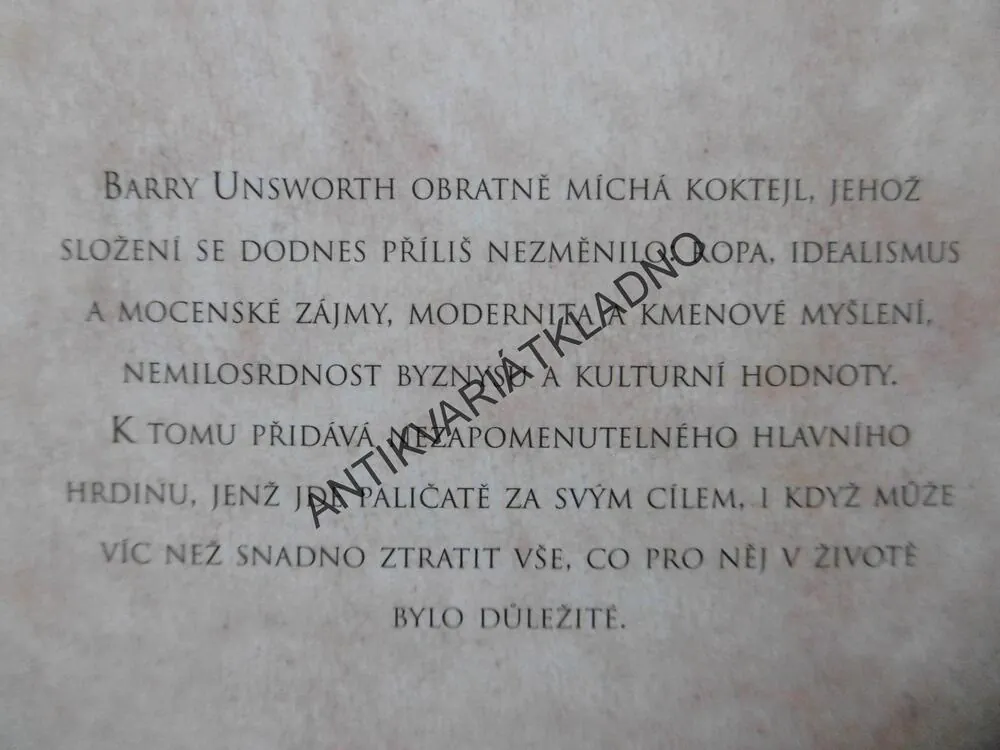 ZEMĚ ZÁZRAKŮ, BARRY UNSWORTH, **an