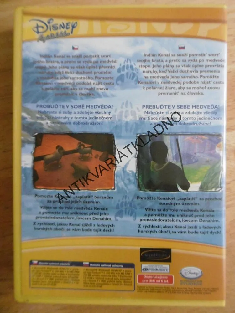 MEDVĚDÍ BRATŘI, DVD FILM