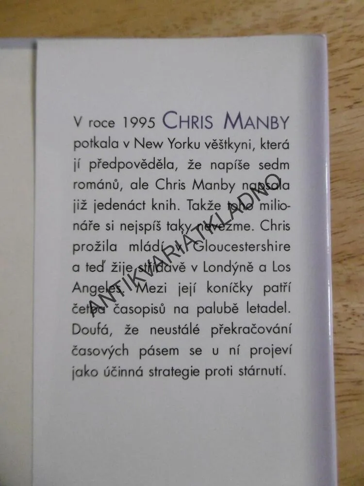 PŘIPRAVENÁ? CHRIS MANBY, **an