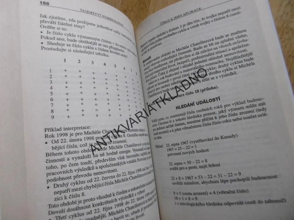 TAJEMSTVÍ NUMEROLOGIE, MICHELE V. CHATELLIEROVÁ, **an