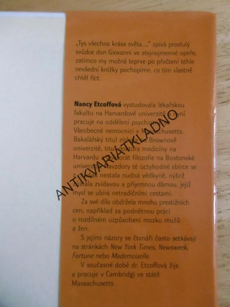 PROČ KRÁSA VLÁDNE SVĚTU?, NANCY ETCOFFOVÁ, **an
