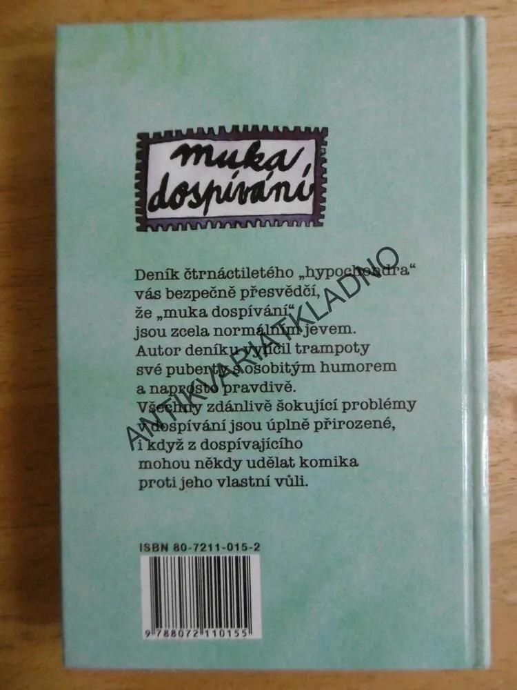MUKA DOSPÍVÁNÍ ANEB TĚŽKÝ HYPOCHONDR V PUBERTĚ, AIDAN MACFARLANE, **an