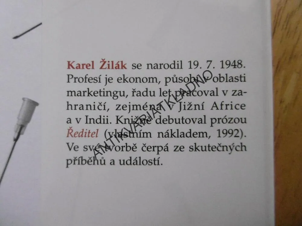 PUSINKA, KAREL ŽILÁK, **an