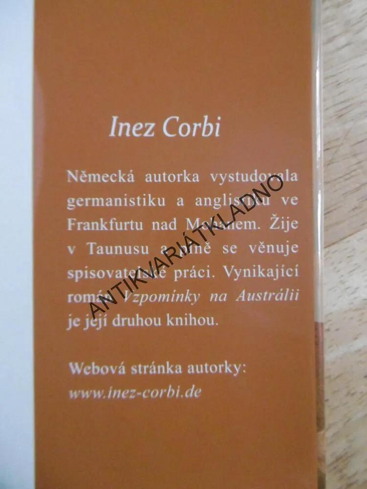 VZPOMÍNKY NA AUSTRÁLII, INEZ CORBI, **an