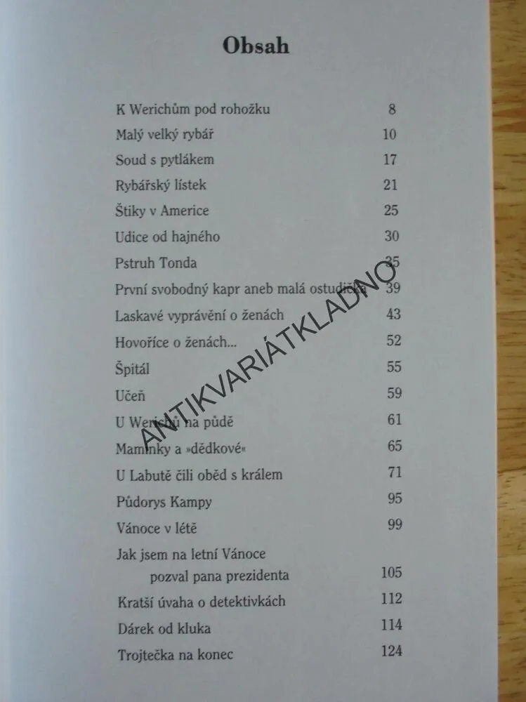 KRÁL A RYBÁŘ, JAN WERICH, CHRASTIL