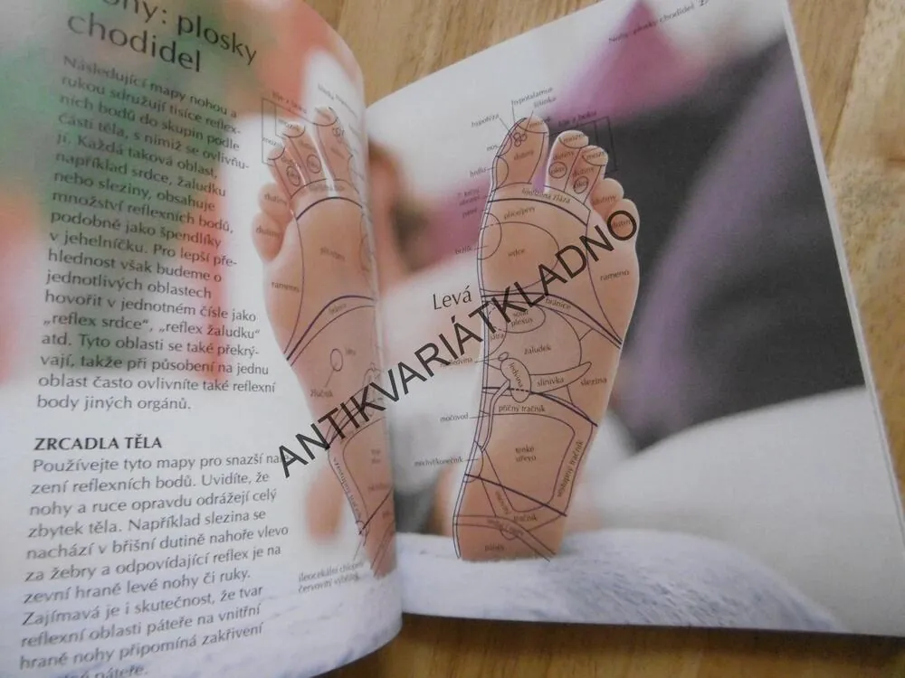 REFLEXOLOGIE, PRAKTICKÝ OBRAZOVÝ PRŮVODCE, **an