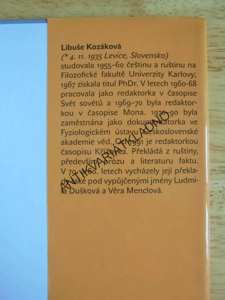 JAK TO VŠECHNO BYLO, PANE WERICHU? WERICH, INOV