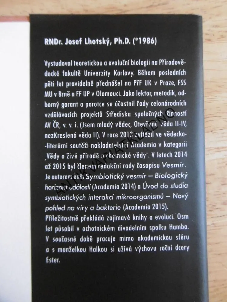 SEN NOCI DARWINOVSKÉ ANEB O ČEM SE VÁM SV SOUVISLTI S EVOLUCÍ ANI NEZDÁ, JOSEF LHOTSKÝ, **an