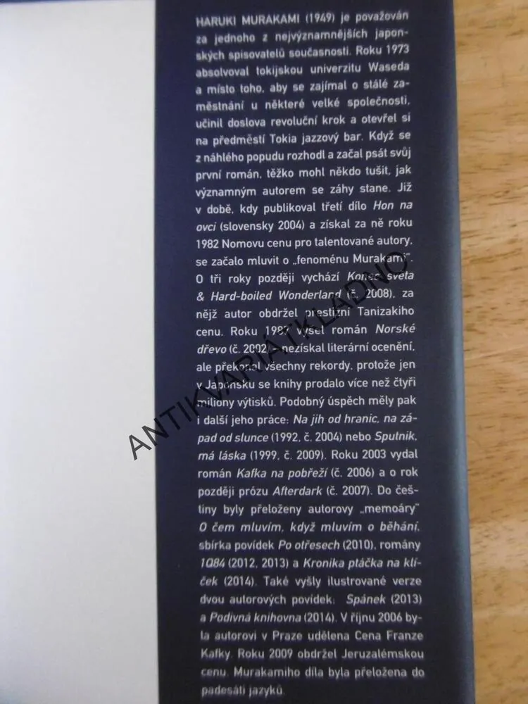 BEZBARVÝ CUKURU TAZAKI A JEHO LÉTA PUTOVÁNÍ, HARUKI MURAKAMI, **an