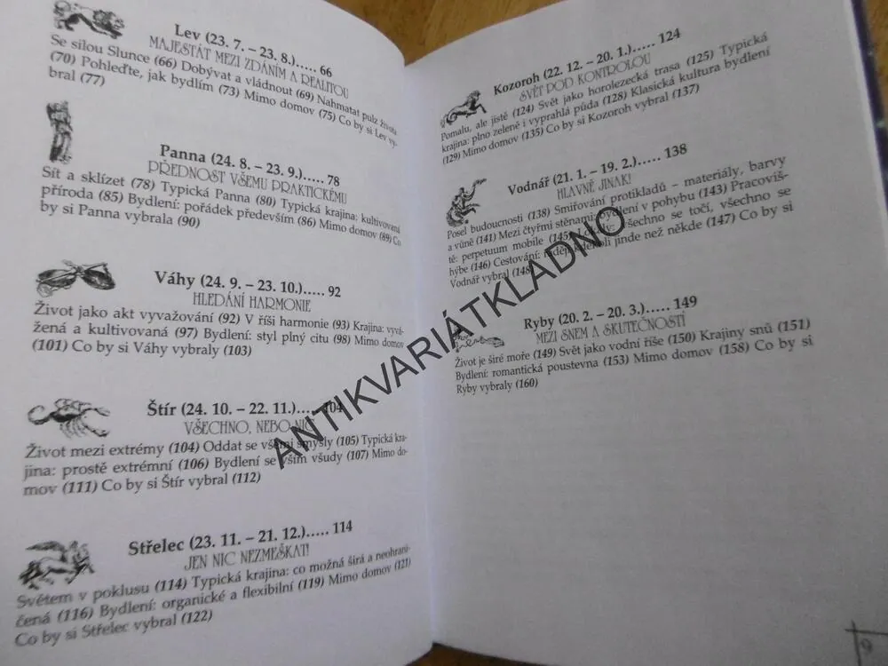 VE HVĚZDÁCH STOJÍ PSÁNO..., ASTROLOGICKÝ MÍSTOPIS, ROGERSOVÁ, **an