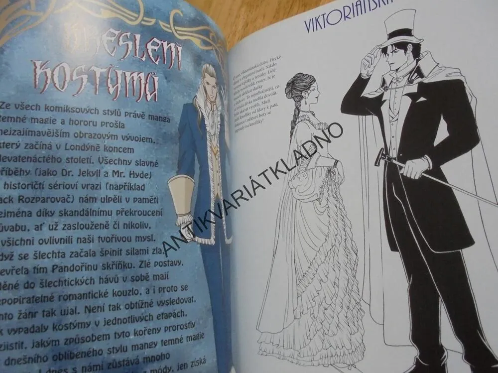 NAUČTE SE KRESLIT, MANGA, SVĚT HRŮZY A TEMNÉ MAGIE