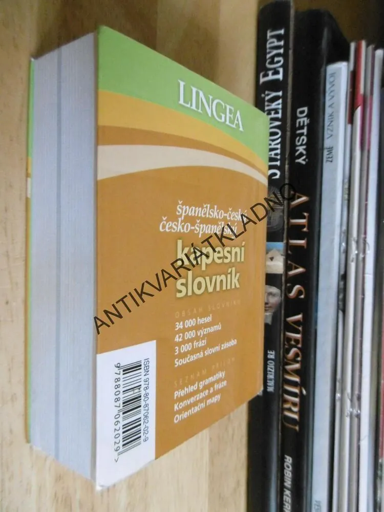ŠPANĚLSKO ČESKÝ ČESKO ŠPANĚLSKÝ SLOVNÍK, NEJEN NA CESTY, **an