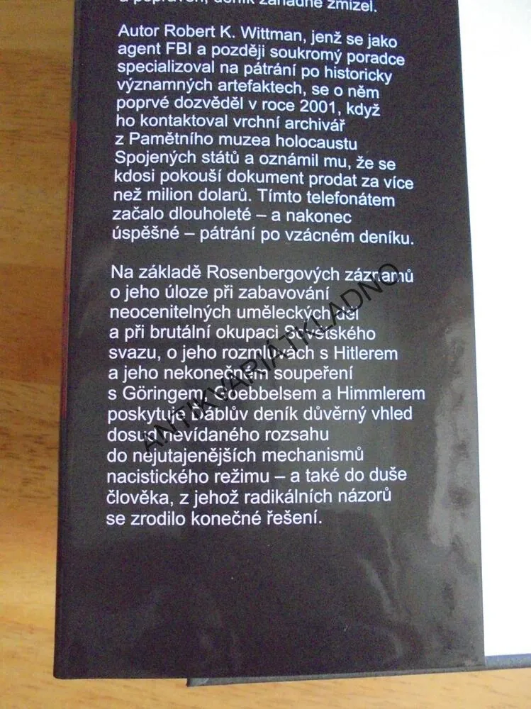 ĎÁBLŮV DENÍK, ROSENBERG, UKRADENÉ TAJEMSTVÍ 3.ŘÍŠE