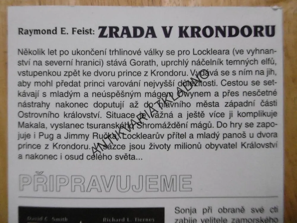 ZRADA V KRONDORU, R.E. FEIST