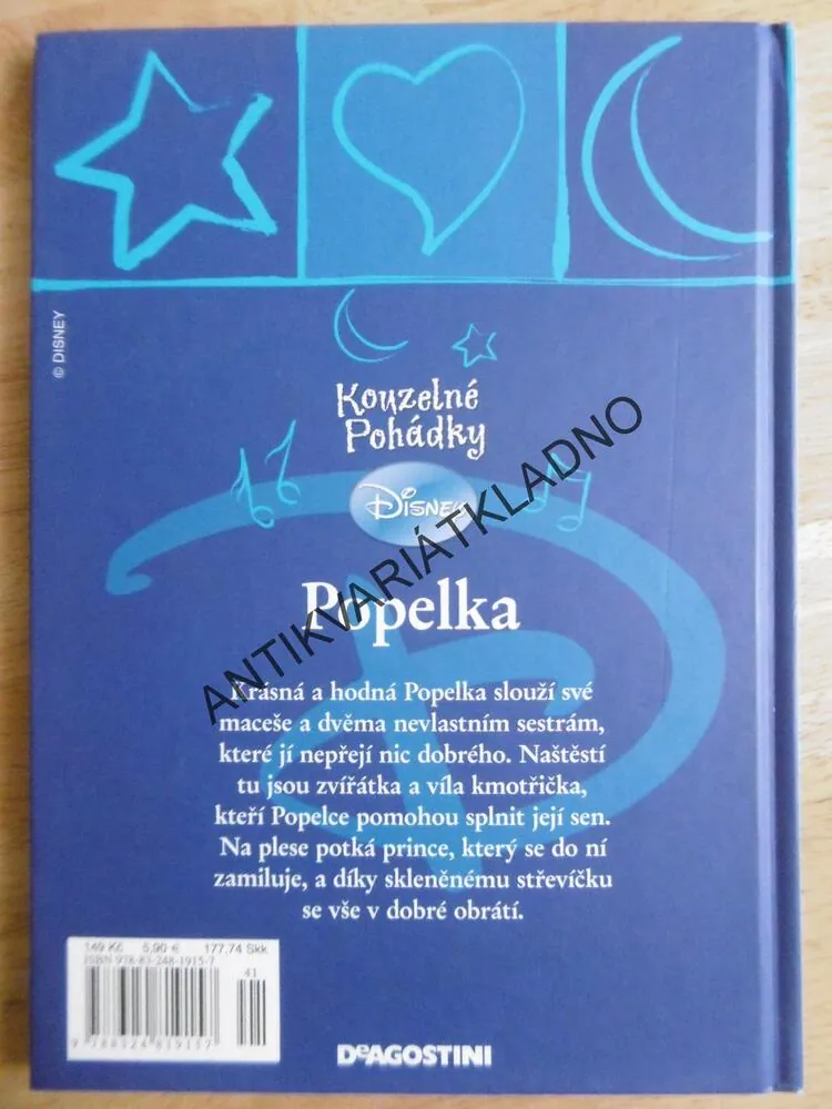 POPELKA, WALT DISNEY, BEZ CD