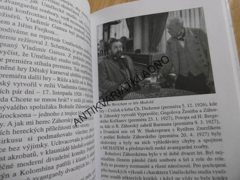 BOHUŠ ZÁHORSKÝ NEJEN O SOBĚ, LADISLAV CHMEL, FILM HEREC, **an