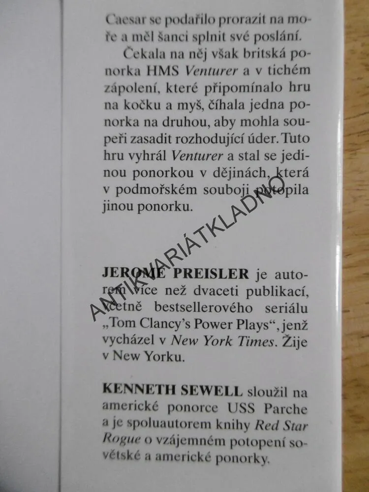 KRYCÍ JMÉNO CAESAR, JEROME PREISLER, K. SEWELL, **an