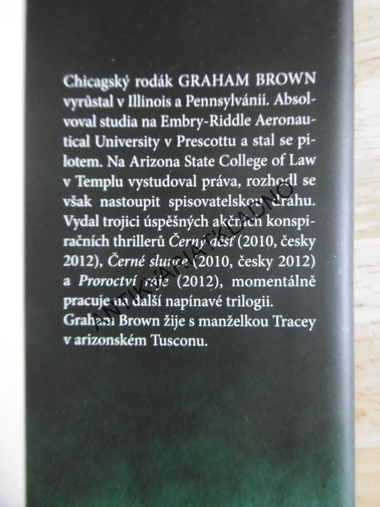 PROROCTVÍ RÁJE, GRAHAM BROWN, **an
