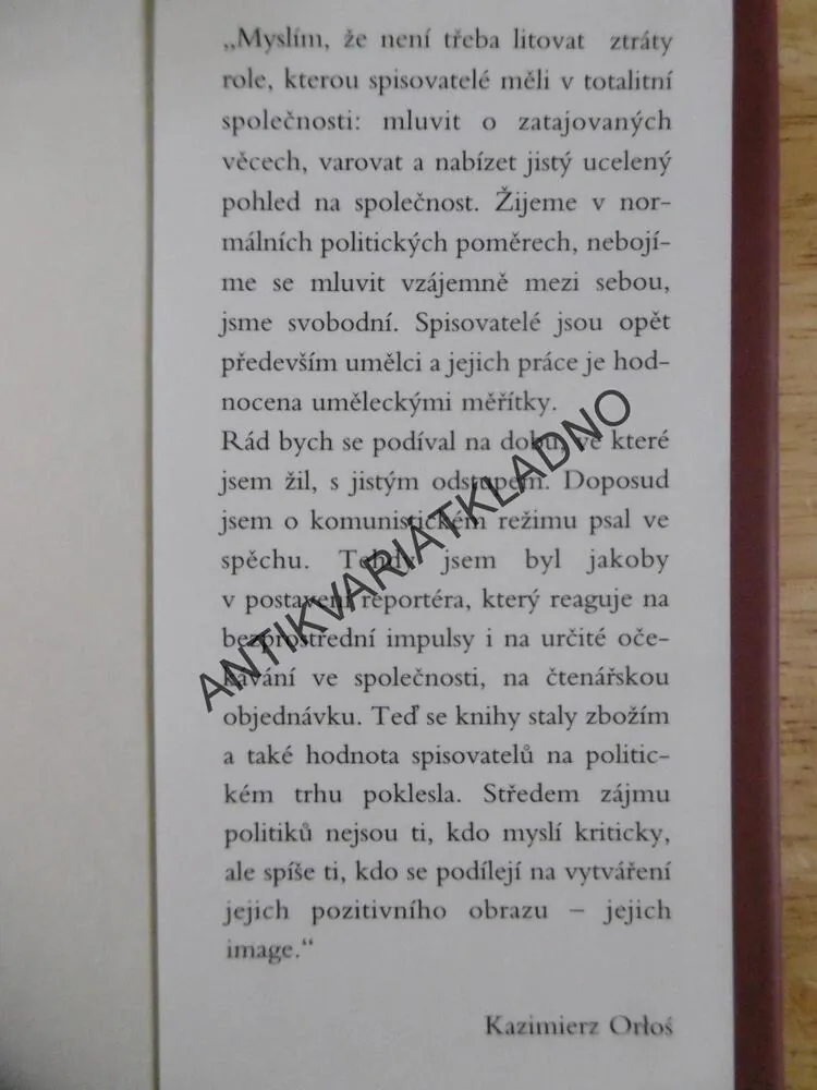 SMRT CIKÁNSKÉHO KRÁLE, KAZIMIERZ ORLOS, **an
