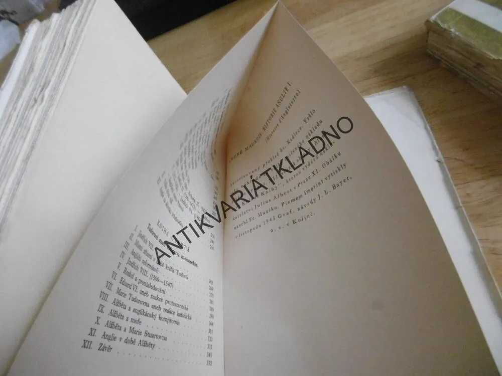 HISTORIE ANGLIE,ANDRÉ MAUROIS, DĚJINY, 1-2, **an