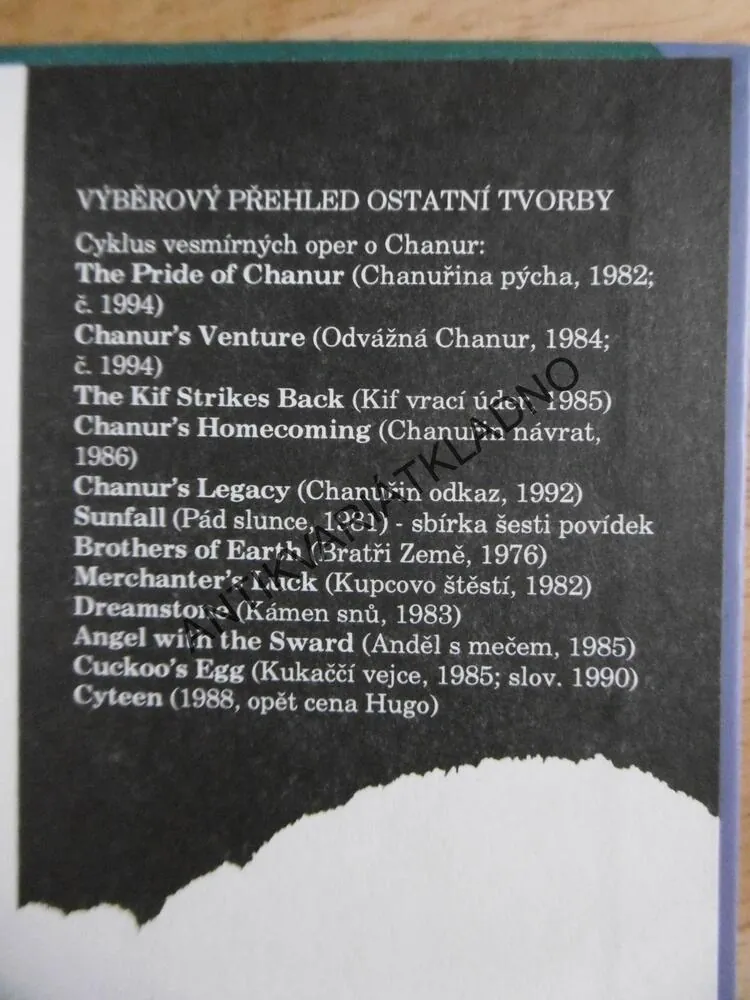 KUKAČČÍ VEJCE, CAROLYN JANICE CHERRYHOVÁ, **an