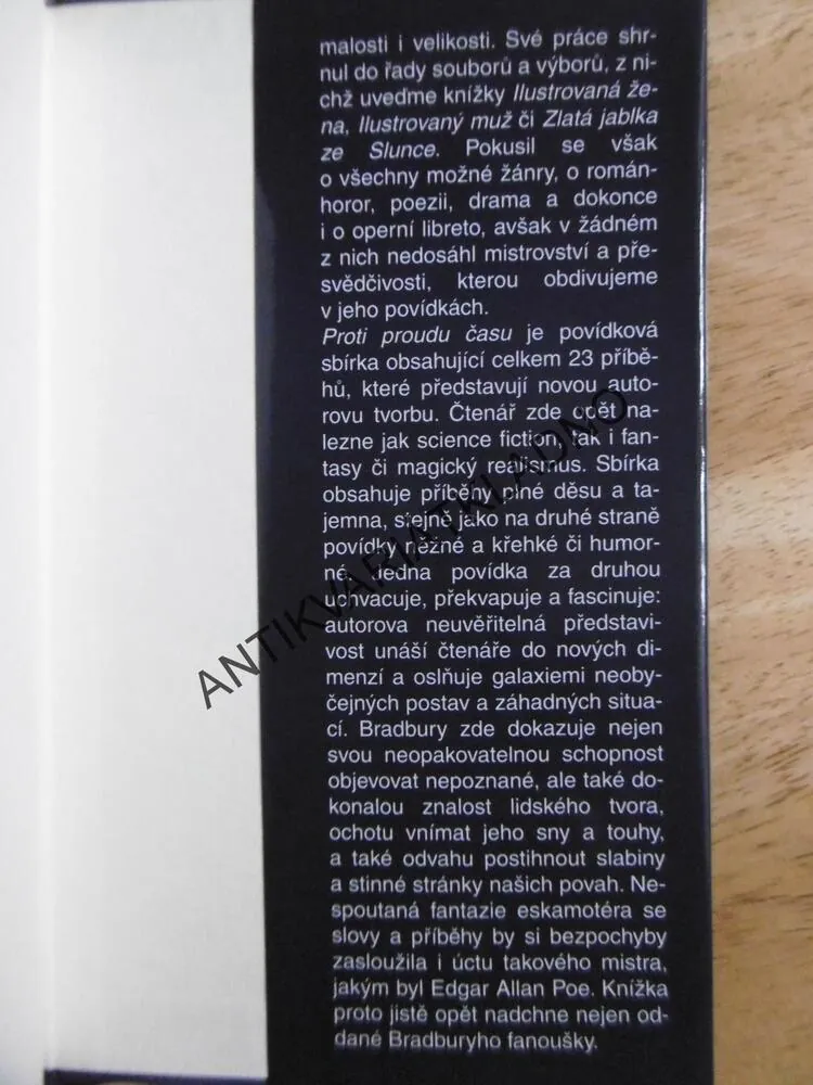 PROTI PROUDU ČASU, RAY BRADBURY, **an
