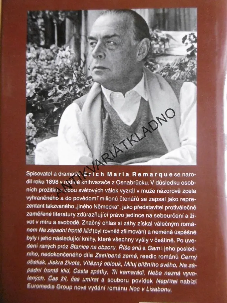 NOC V LISABONU, ERICH MARIA REMARQUE, **an